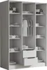 Vysoká šatní skříň 150 cm se zrcadlem MARILA - kašmír / Náhled obrázku produktu 5