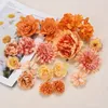 Mini Kunstblumen - 80 Stück - 8 Designs - Kleine künstliche Produktbild-Vorschau 3