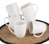 Komplet 6 Kubków Porcelanowych 330Ml Zestaw Kubków Białych Podgląd zdjęcia produktu 3
