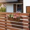KADAX Skrzynka Balkonowa 58cm + 2 Uchwyty Brązowa Podgląd zdjęcia produktu 12