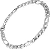 trendor 41444 Silber Herren-Armband Figaro Breite 5,3 mm 1 Produktbild-Vorschau