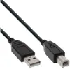 InLine USB 2.0 Kabel, A an B, schwarz, 2m, 2 m, USB A, USB Produktbild-Vorschau 3
