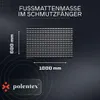 POLENTEX Aluminium-Fußmatte mit Ablaufwanne – 100x60 cm, 22 Produktbild-Vorschau 6