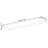 The Living Store Tischplatte 110x20x3,8 cm Rechteckig Produktbild-Vorschau 10