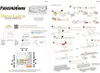 Instruction manual for a Metal Earth 3D model kit, showing assembly steps and parts. Voir les images du produit