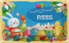 vianmo Blechschild 12x18 cm Ostergrüße REES Ostern Gruß Produktbild-Vorschau 1