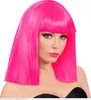 Perücke in neon pink Showgirl in Box - neonpinke Produktbild-Vorschau 1