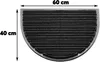 Paillasson brosse en caoutchouc dur semi-circulaire 40x60 Voir les images du produit 2