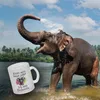 Elefant mit Sonnenbrille Glas Tasse - Ich bin elefantös Produktbild-Vorschau 3