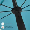 WOLTU Sonnenschirm Strandschirm UV-beständig, Produktbild-Vorschau 7