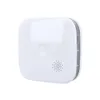 A white smoke detector with a circular button and a speaker grille is shown against a white background. Podgląd zdjęcia produktu