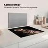 KitchenYeah® Krycí deska na sporák pes - hnědá - na výšku, Náhled obrázku produktu 3