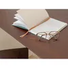 Schreibtisch 155cm, Massivholz in weiß mit Walnuss Optik Produktbild-Vorschau 2