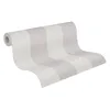 Streifentapete Beige Creme Grau – Vlies Tapete mit Produktbild-Vorschau 3