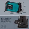Rádio Auna, dobíjecí DAB rádio, DAB Plus rádio s Bluetooth, Náhled obrázku produktu 6