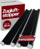 2 Zugluftstopper für Türen bis zu 90cm - Doppelseitiger Produktbild-Vorschau 1