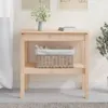 vidaXL Table console 80x40x75 cm pin massif Voir les images du produit 2