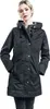 A woman wearing a black parka. Produktbild-Vorschau