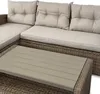 A close-up view of an outdoor lounge set with a coffee table. Náhľad obrázku produktu