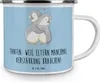 Mr. & Mrs. Panda Teetasse Liebe Tanten - Blau Pastell - Produktbild-Vorschau 3