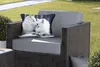 MuchoWow® Outdoor Kissen - Wölfe - Schnee - Familie - 50x30 Produktbild-Vorschau 5