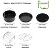 monzana Set 8 Accessori per Friggitrici ad aria 3,6L cesto Anteprima dell’immagine prodotto 2