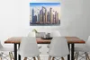 MuchoWow® Poster Dubai-Wolkenkratzer und ein Vogelschwarm Produktbild-Vorschau 2