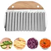 Wellenschneider Aus Edelstahl Kartoffel Wellenschneider Mit Produktbild-Vorschau 3