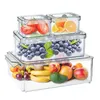 4 Stück kühlschrank organizer, stapelbare kühlschrank Produktbild-Vorschau 1