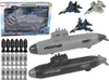 Marine-Seekanonenboot-Set Bomber Jets Produktbild-Vorschau 1