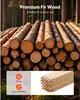 SucceBuy Piquets en bois, 25 pièces 19,05x19,05x1219,2 mm Voir les images du produit 3