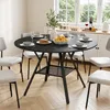 BEALIFE Runder Esstisch 120 cm Ø | Für Esszimmer, Balkon & Produktbild-Vorschau 8