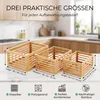 Ensemble de 3 boîtes en bambou | Boîtes en bois durables Voir les images du produit 4