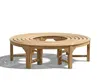 Teako Design Baumbank Fermo S-Form Teakholz Massiv 180cm Produktbild-Vorschau 3