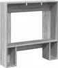 vidaXL Obestavba krbu Grey Sonoma 81x18x82 cm Materiál na Náhled obrázku produktu 6