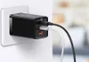 Wandladegerät Baseus GaN5 Pro 2xUSB-C + USB, 65W (schwarz) Produktbild-Vorschau 8
