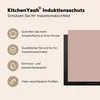 KitchenYeah© Herdabdeckplatte Rosa - Palette - Einfarbig - Produktbild-Vorschau 6