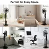 OZAVO Standventilator ,Wassersprüher, mit Fernbedienung & Produktbild-Vorschau 4