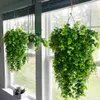 Künstliche Blumen, grüne Eukalyptusblüten, hängende Produktbild-Vorschau 5