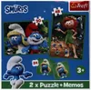 TREFL Puzzle 2in1+ memo Giochi divertenti Puffi 93656 Anteprima dell’immagine prodotto 4