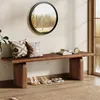 Banco de entrada de madera maciza, 160 cm, banco de pie Vista previa de la imagen del producto 7