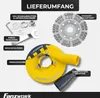 Absaughaube für Winkelschleifer + 125 mm Diamantschleiftopf Produktbild-Vorschau 8