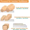 36 Stück Stuhlbeinkappen Stuhlbeinschoner, filzgleiter für Produktbild-Vorschau 4