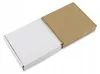Two open cardboard boxes, one white and one brown, are placed side-by-side on a white background. Produktbild-Vorschau