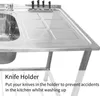 Dřezová skříňka Gastro dřez Dřezová skříňka Odkapávač Náhled obrázku produktu 3