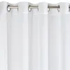 EUROFIRANY | Vorhang - 140 x 250 cm - weiße Gardine - Glatt Produktbild-Vorschau 3