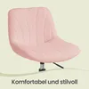 Schminkstuhl, Stizhocker, 65,5-77,5 cm höhenverstellbar, Produktbild-Vorschau 11