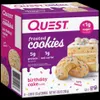 A box of Quest Frosted Cookies, Birthday Cake flavor. Produktbild-Vorschau