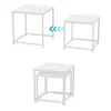 Quadratisch Couchtisch 2er Set,Stapelbar Produktbild-Vorschau 5