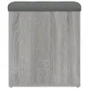 Panca con contenitore Grey Sonoma 42x42x45 cm Materiale a Anteprima dell’immagine prodotto 6